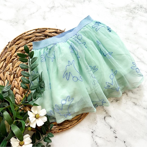 Cat & Jack Girls Easter Bunny Tulle Skirt - Picture 1 of 4